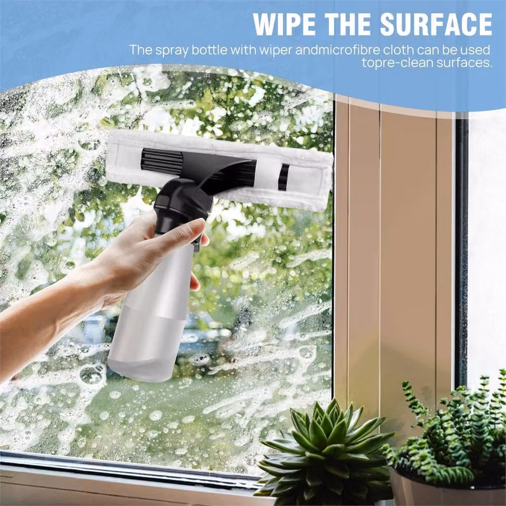 Nordara Cordless Rechargeable Handheld Window Vacuum Glass Cleaner in White – 4