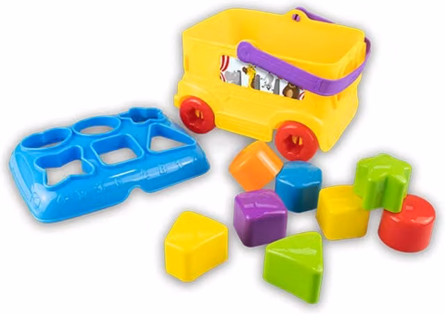 UMKYTOYS Multicolour Bus Shape Sorter Vehicle Toy