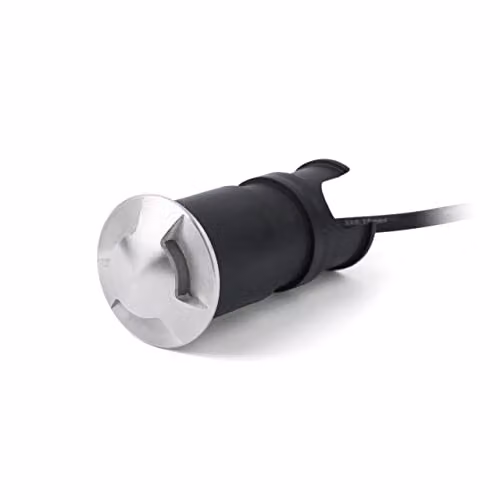 Faro Barcelona Kane-3 Recessed Stainless Steel LED Ground Light, 3W, 3000K Warm White, Silver