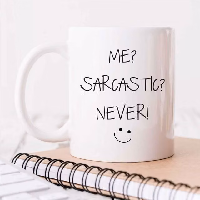 60 Second Makeover Me Sarcastic Never White Ceramic Mug
