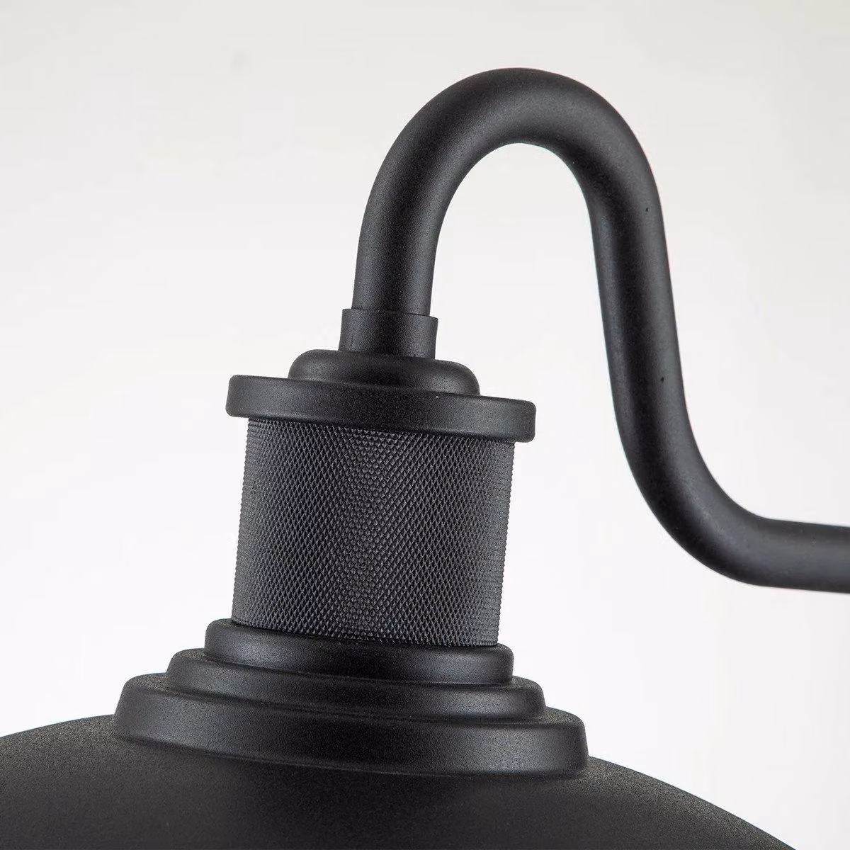 Kichler Allenbury Outdoor Dome Wall Lamp in Textured Black with Transparent Glass, IP44 Rated – 2