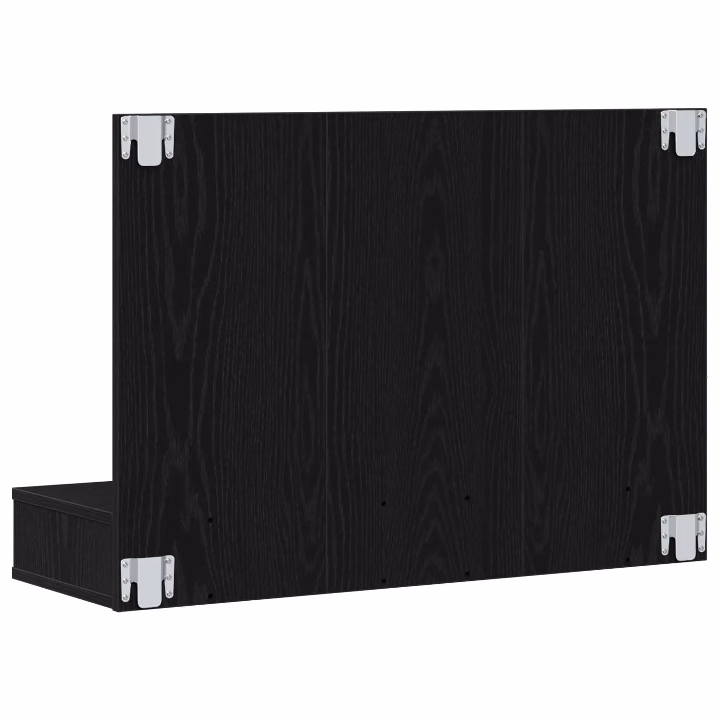 Berkfield Home LED Mirror Cabinet in Black Oak, W/D/H: 90 x 31.5 x 62 cm – 3