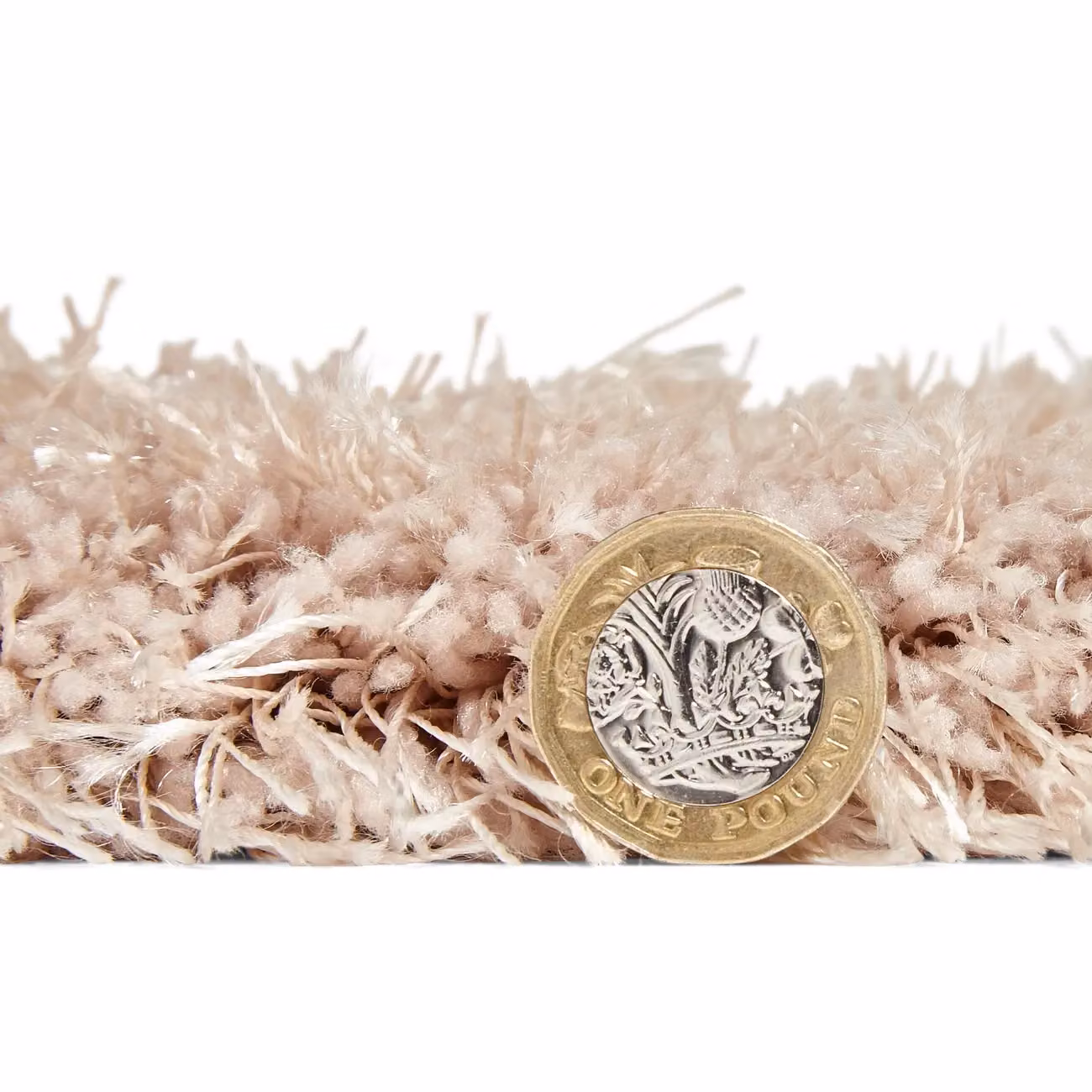 The Rug Shop UK Handmade Modern Shaggy Area Rug in Beige, W: 200 cm, D: 290 cm – 3