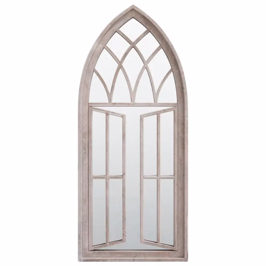 Berkfield Home Sand Antique Wall Mirror, Beige Metal, W: 70 cm, H: 30 cm – 2