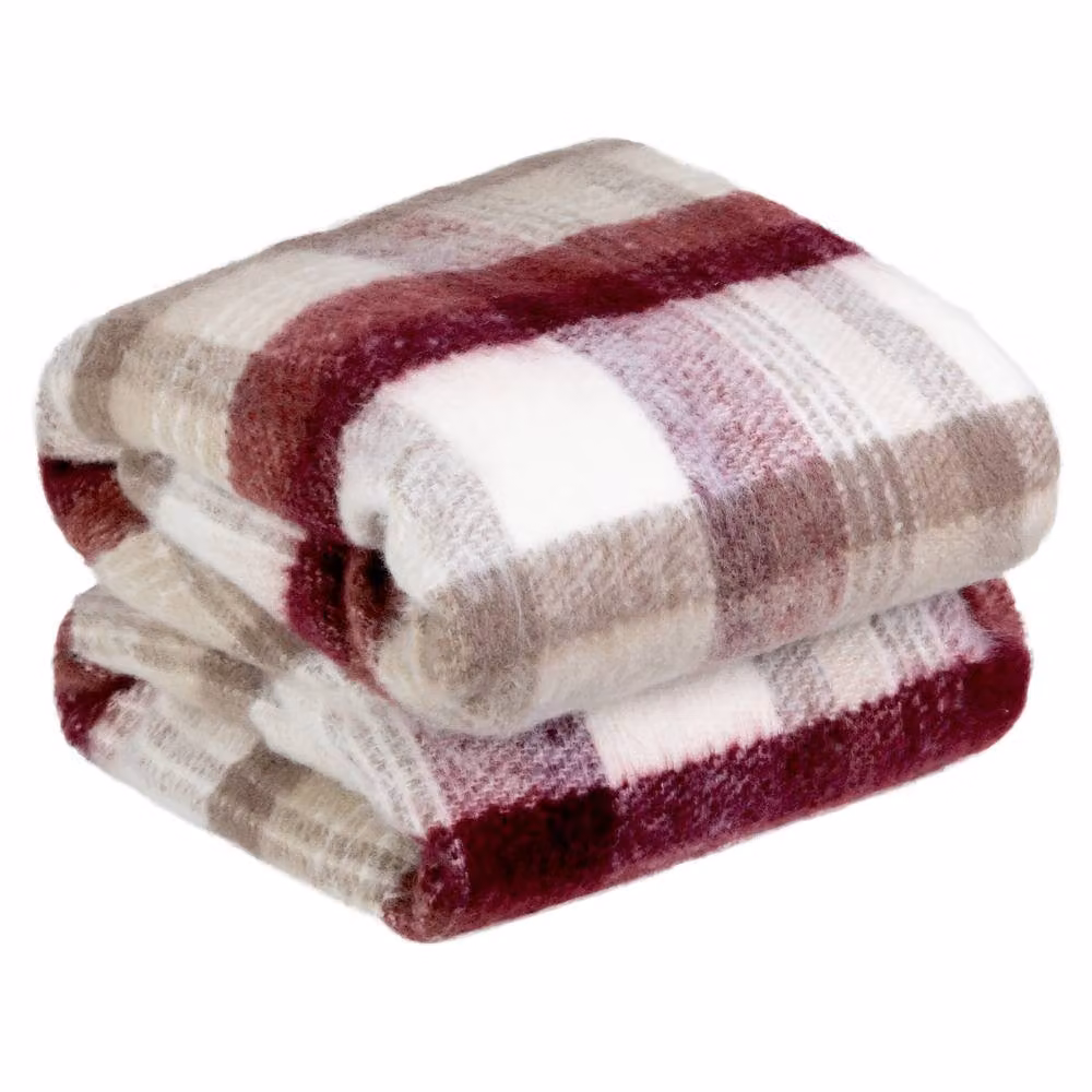 Russell Hobbs RHHT1006TAR Electric Heated Throw in Multicolour Faux Wool and Sherpa, W: 180 cm, D: 130 cm – 4