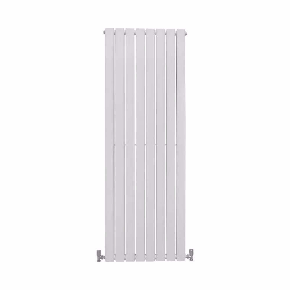 Monstershop Designer Flat Panel Steel Radiator in Gloss White, W: 160 cm, H: 56 cm