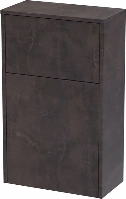 Balterley Floor Standing WC Toilet Unit in Textured Matt Metallic Slate Grey, Width: 50 cm