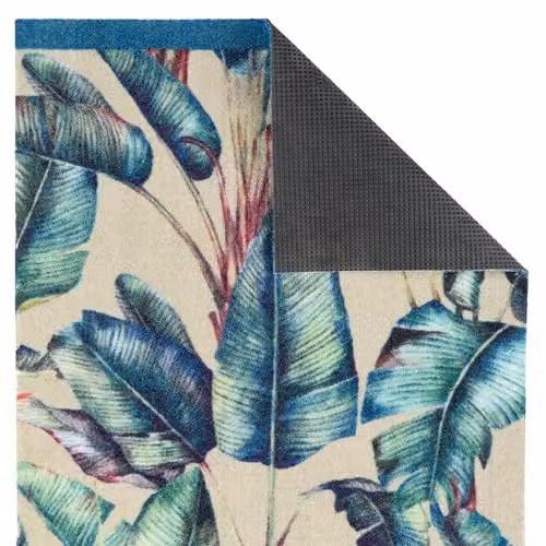 My Mat Studio Collection Pastel Palms Multicolour Floral Kitchen Mat, W: 67 cm, L: 150 cm – 3
