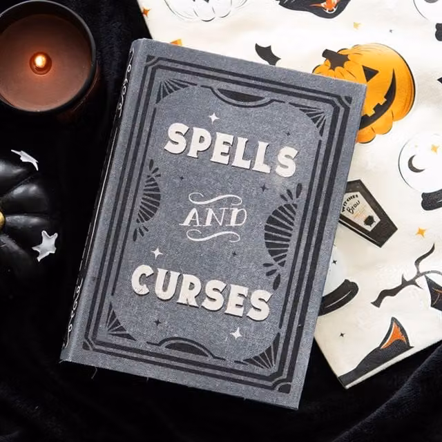 KDMK Enchanted Spells Curses Secret Storage Book in Black