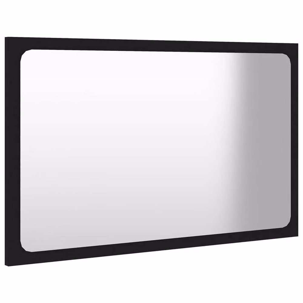 Berkfield Home Modern Black Matt Bathroom Furniture Set with Vanity Unit and Mirror Cabinet – 6
