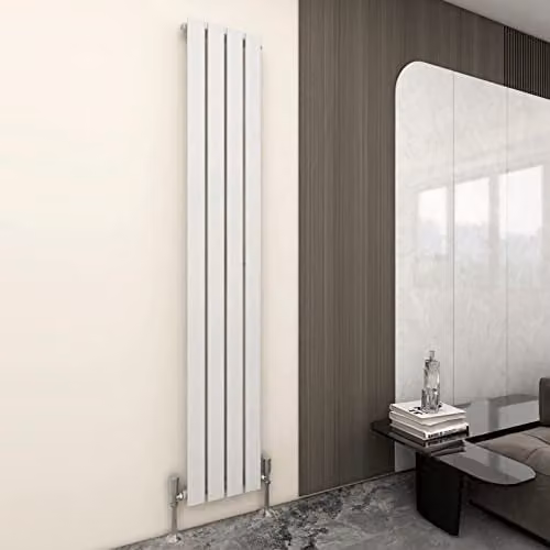 MCC Direct Designer Flat Panel Double Radiator, White, W/D/H: 27.2 x 27.2 x 272 cm – 1