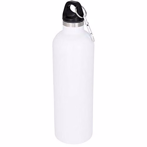 Bullet Atlantic Vacuum Insulated Stainless Steel Screw Bottle, White, 530 ml