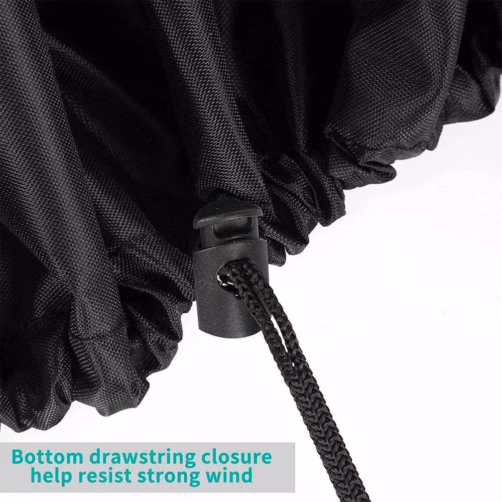 FLAVORA Heavy Duty Waterproof Black Gas Grill BBQ Cover W/D/H: 100 x 100 x 100 cm – 3