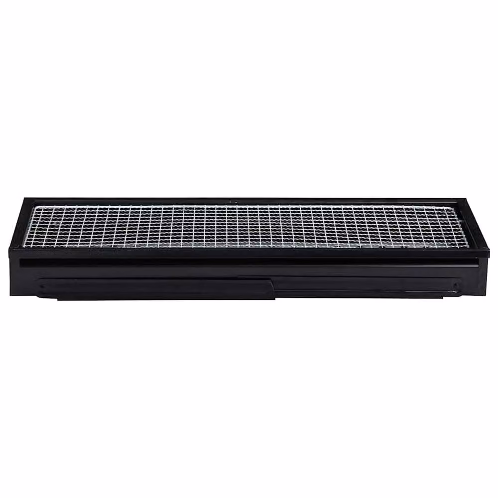 Berkfield Home Portable Steel Tabletop Charcoal Camping BBQ Grill in Black, W: 60 cm, D: 22.5 cm, H: 33 cm – 3