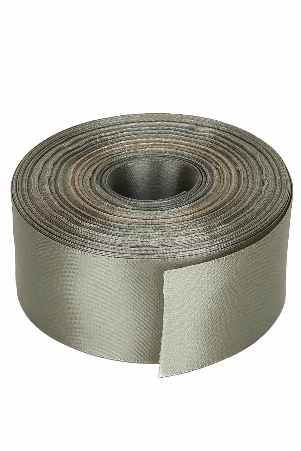 Neel Blue Double Sided Satin Polyester Ribbon Roll in Pale Green, Width: 5 cm, Length: 25 m