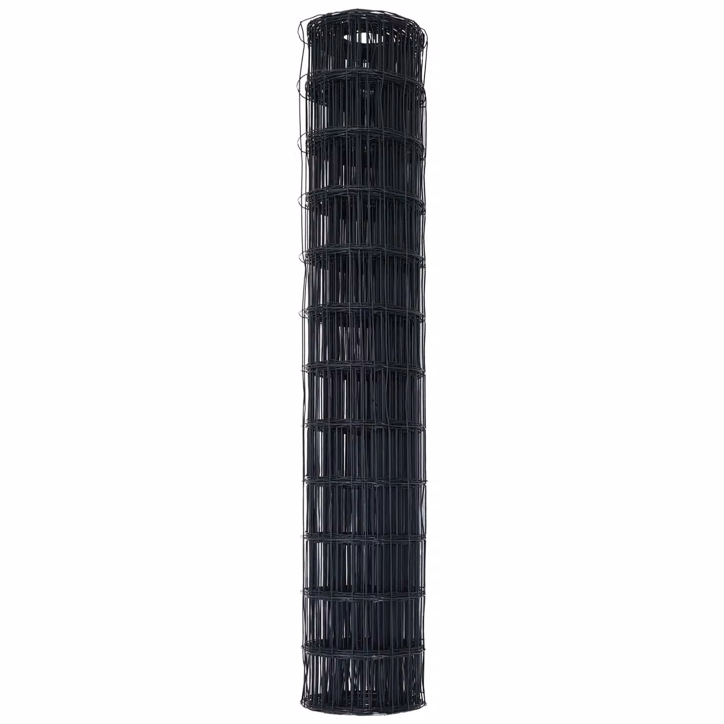 Berkfield Home Euro Fence Grey PVC-Coated Steel Rectangular Fencing, H: 140 cm x W: 1000 cm – 4