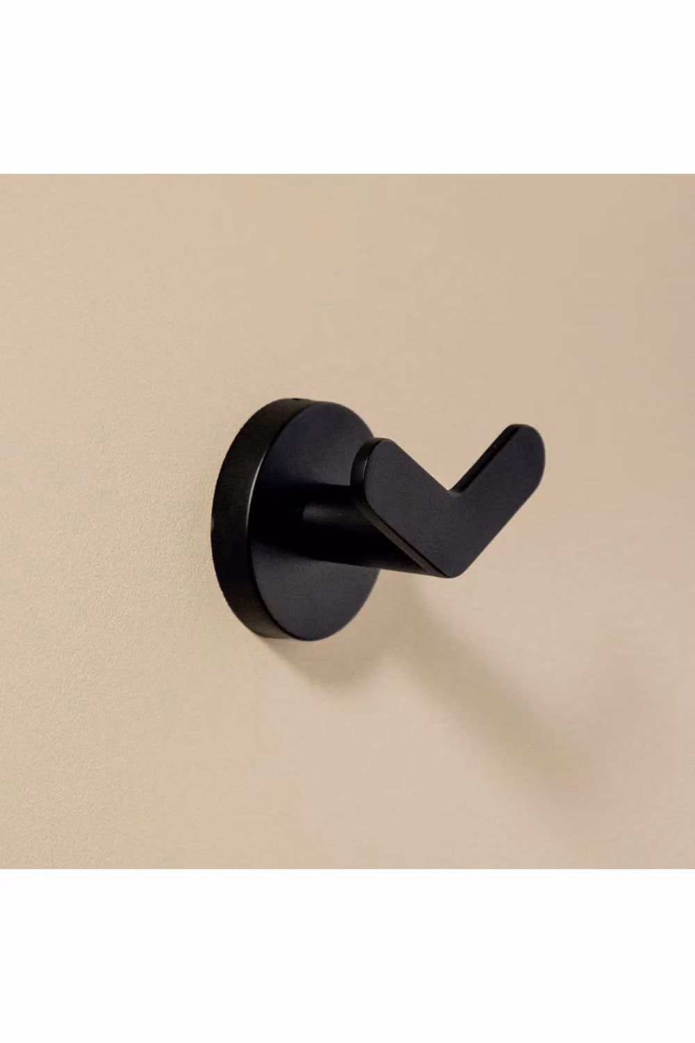 Cosmic Matt Black Double Wall Mounted Towel, Robe and Coat Hook – 2
