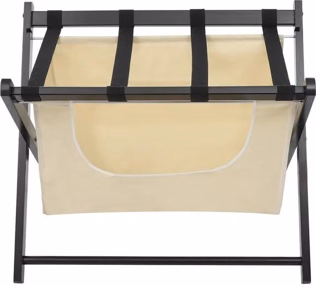 Havendro Modern Folding Luggage Rack in Black