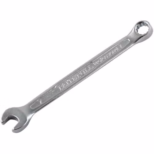 Faithfull Chrome Vanadium Combination Spanner, 7mm, Silver