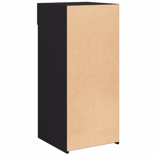 vidaXL Modern Black Matt Sideboard in MDF, W/D/H: 40.0 x 42.5 x 93.0 cm – 5