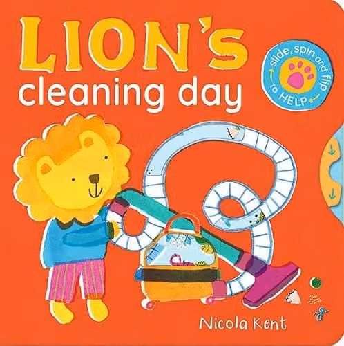 Little Tiger Lion's Cleaning Day Busy Chores for Little Paws Multicolour Paper Activity Set