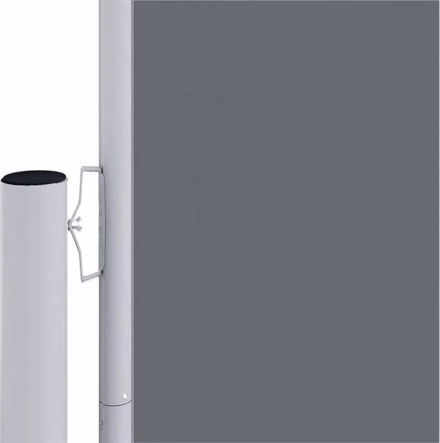 Berkfield Home Retractable Side Awning in Anthracite Grey, W/H: 1000 x 160 cm – 1