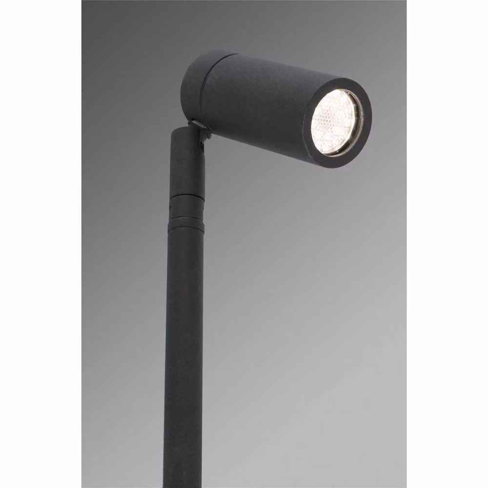 Netlighting Seth LED Outdoor Tall Ground Spike Light in Black, IP44 Rated – 2