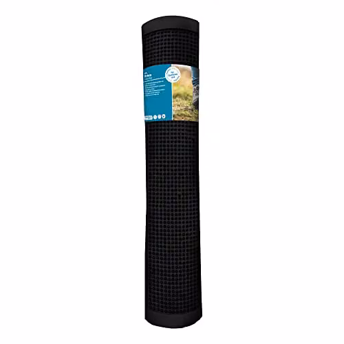 JVL Orion Black Rubber Pin Scraper Doormat, W: 60 cm, D: 80 cm – 6