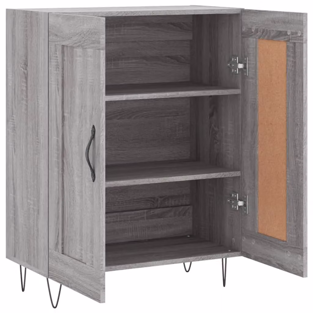 Berkfield Home Grey Sonoma Sideboard in Engineered Wood W/D/H: 69.5 x 34 x 90 cm – 3