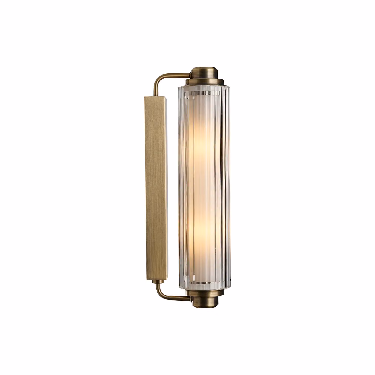 Nordlux Nimal Art Deco Wall Light in Gold and White, E14, IP44, Brass and Plastic – 2