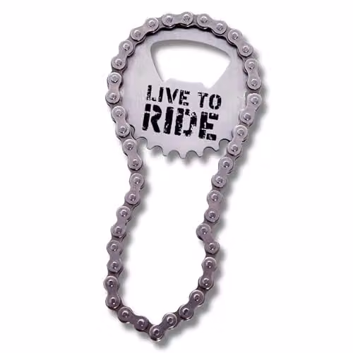 Boxer Gifts Silver Stainless Steel Bike Chain Bottle Opener