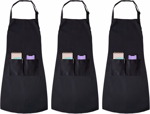 Joejis Butcher's Apron in Black