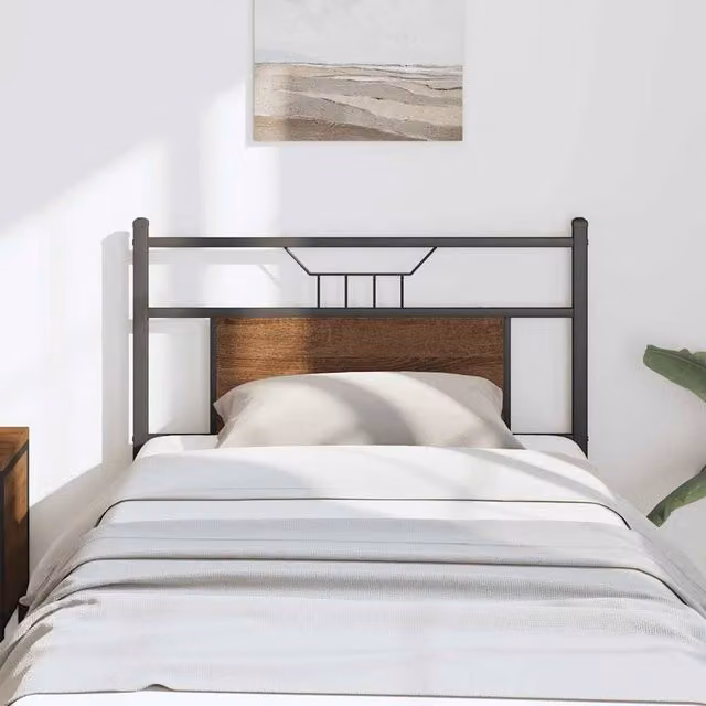 Berkfield Home Brown Oak Headboard, Width: 75 cm – 1