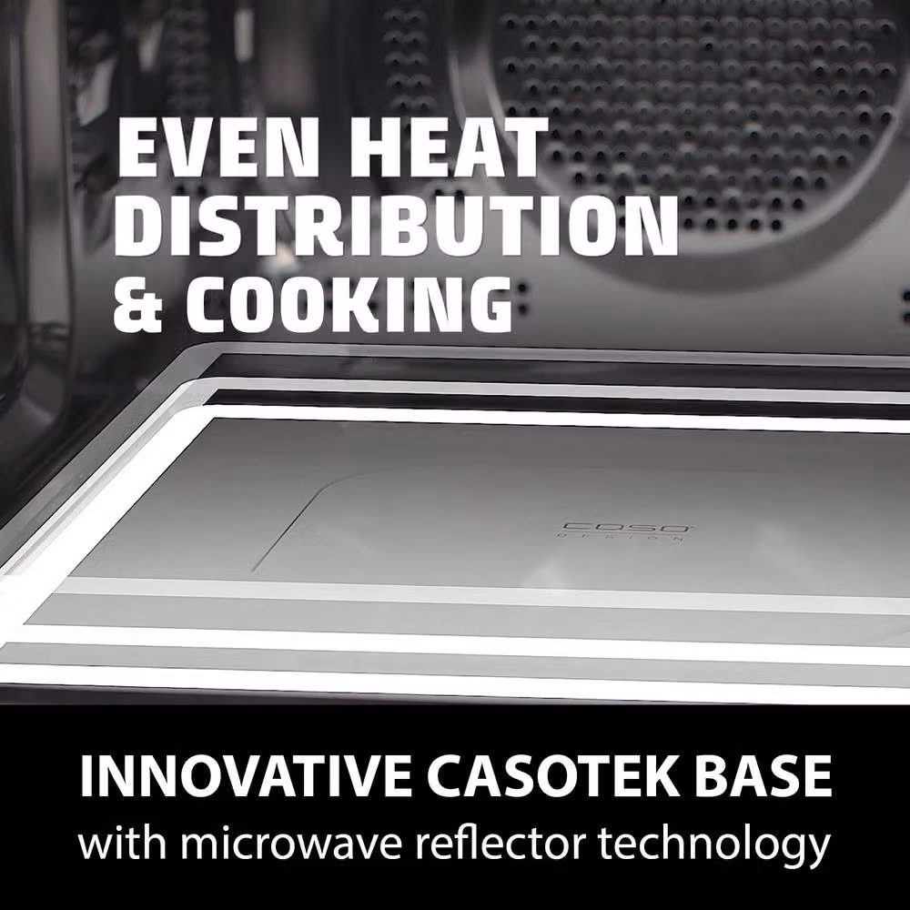 Caso Design 25L Ceramic Chef Combination Microwave, Oven and Grill, 900 Watt, Black – 3