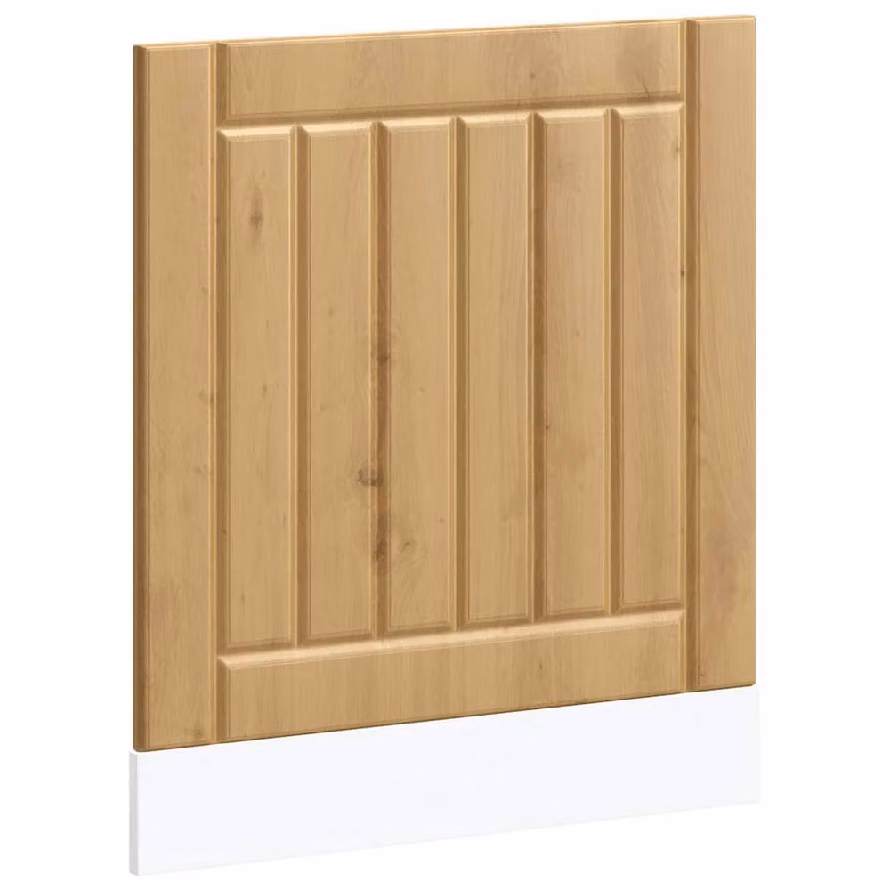 Berkfield Home Lucca Artisan Oak Dishwasher Panel in Brown, W/H: 67.0 x 60.0 cm – 2