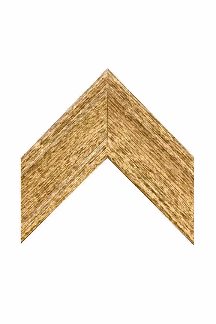 Frames & Mirrors 4U Scandi Rectangular Single Photo Frame in Black, Gold and Light Brown, 30.48 x 20.32 cm