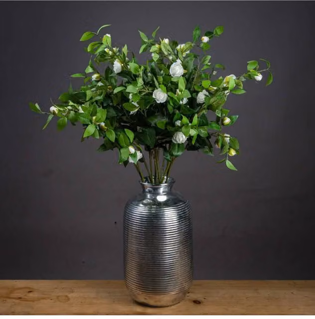 KDMD Cream Gardenia Stem Artificial Flower in White and Beige – 1