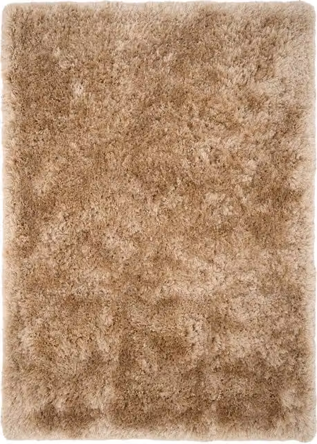 Kukoon Beige Soft Shaggy Fluffy Living Area Rug, W/D/H: 170 x 120 x 1 cm