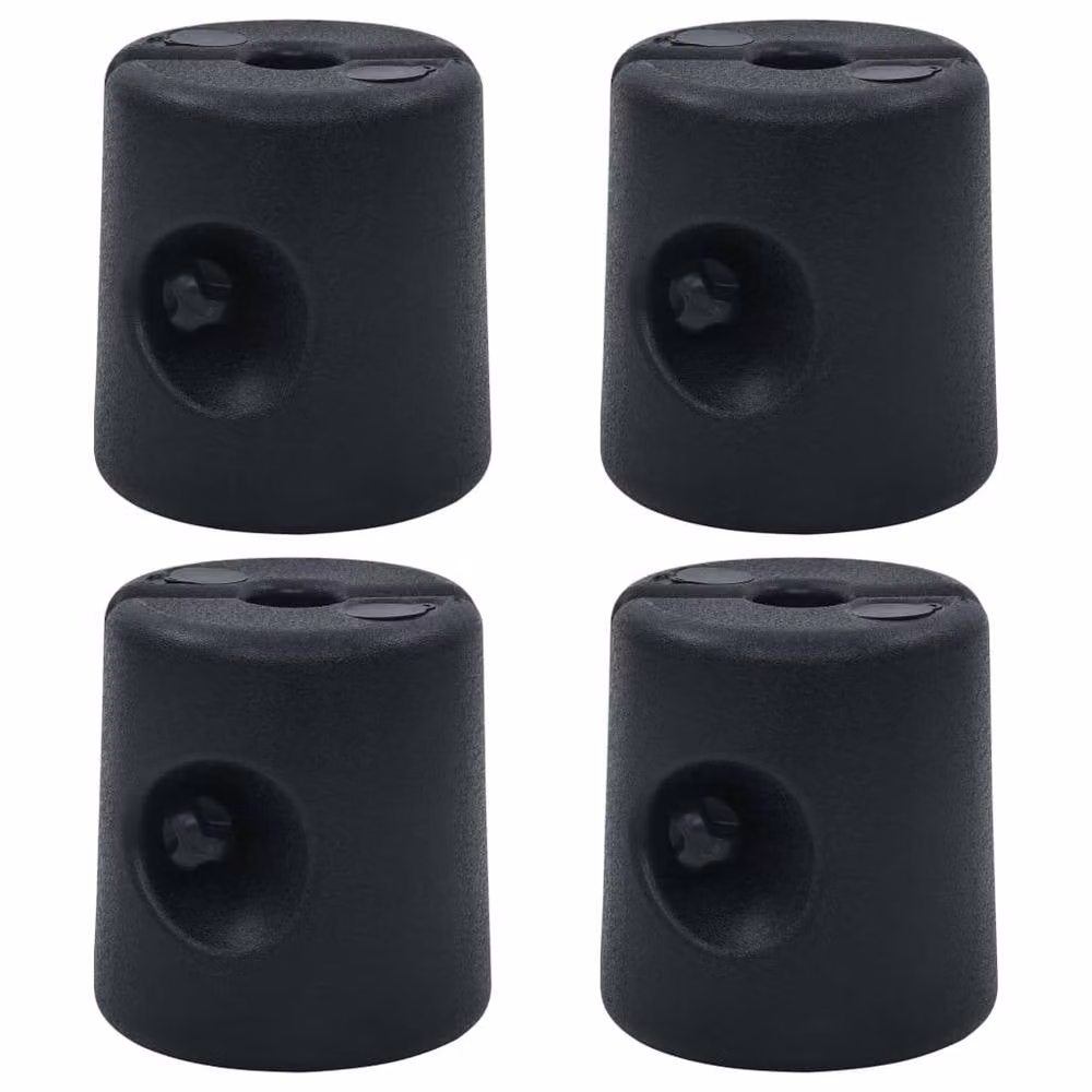 Berkfield Home Black PE Gazebo and Parasol Weights, 4 Pack – 3