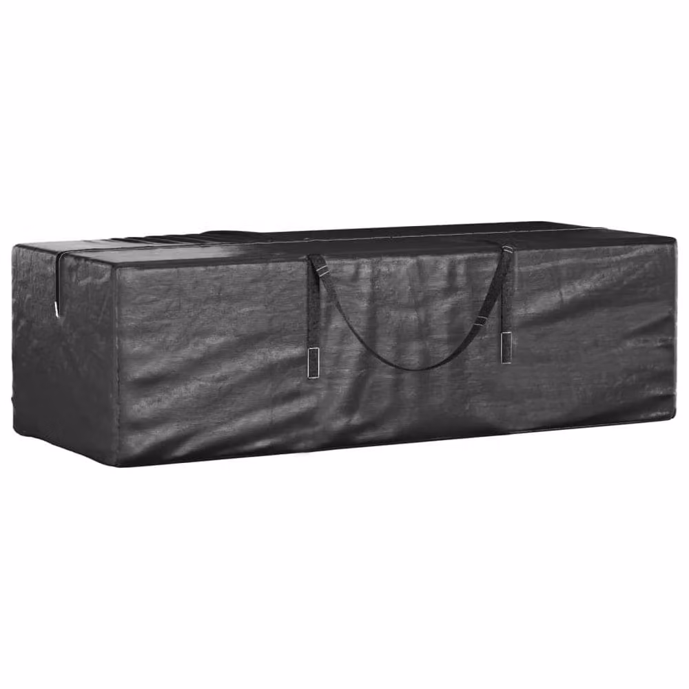 Berkfield Home Durable Garden Cushion Storage Bags, 2 Pack, Black, W/D/H: 135 x 40 x 55 cm – 3