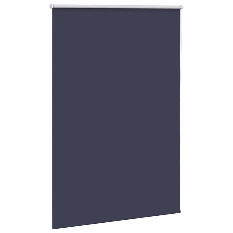 Berkfield Home Navy Blue Blackout Roller Blind, Thermal Insulating Polyester, W/H: 90 x 175 cm