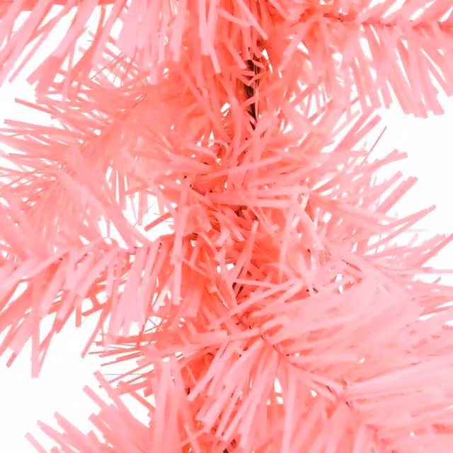 Berkfield Home Cosy Christmas Garland with LED Lights, Pink, 5 m
