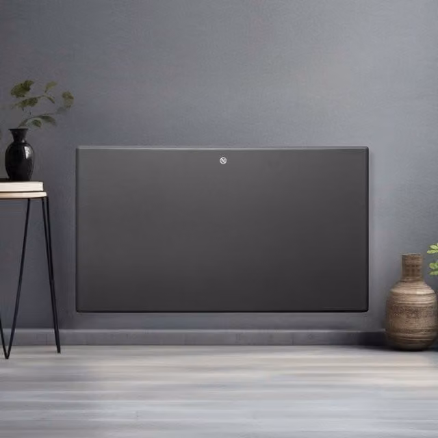 Purus Electric Panel Heater Eco Radiator in Grey, 1.5 kW