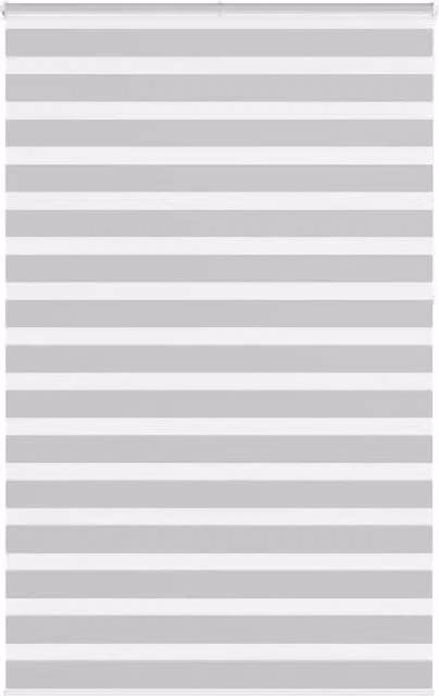 Berkfield Home Zebra Blind in Grey Polyester, W: 140 cm, H: 230 cm