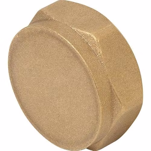 Primaflow 1/2 inch Brass Threaded Cap in Gold