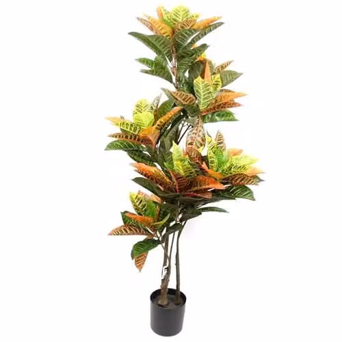 Botanik Artificial Office Tree in Black, H 140 cm x W 70 cm x D 70 cm