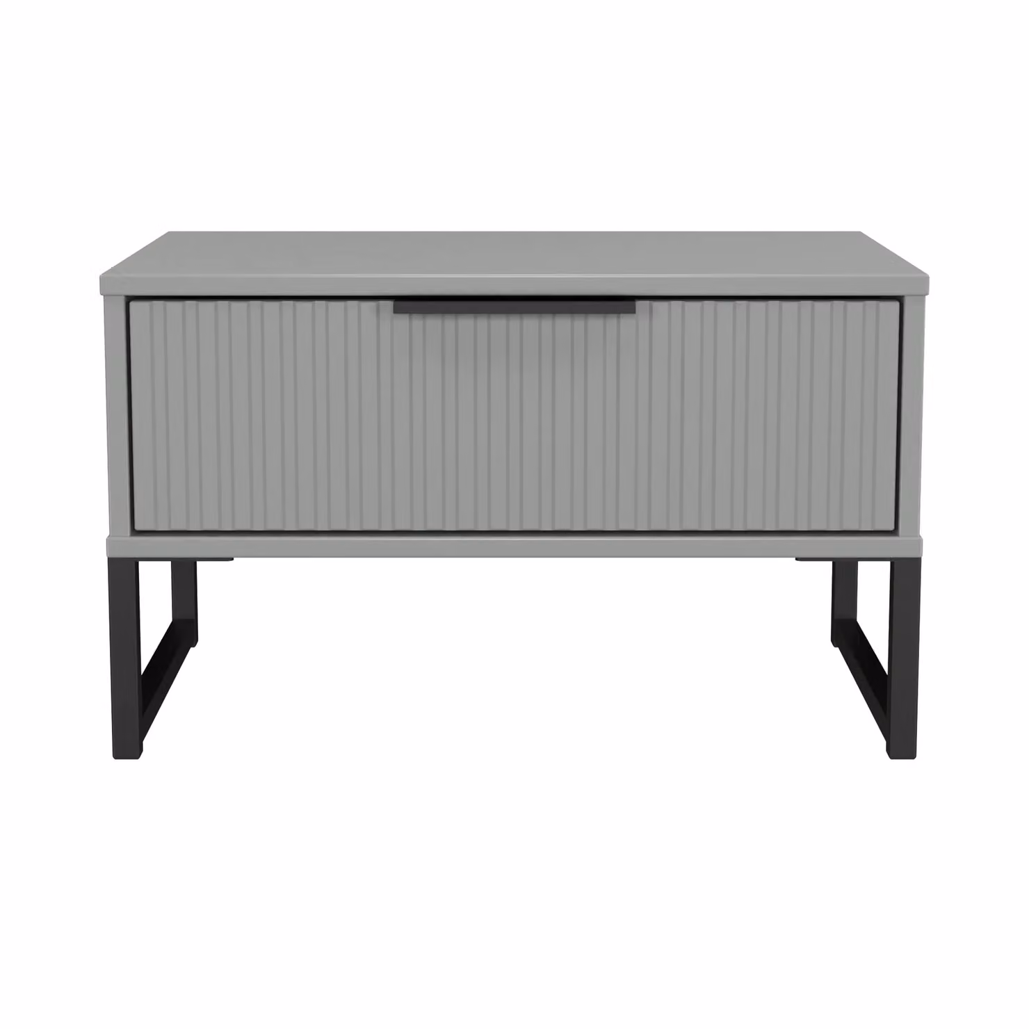2 U Menai Ready Assembled 1 Drawer Wide Side Table in Dark Grey – 2