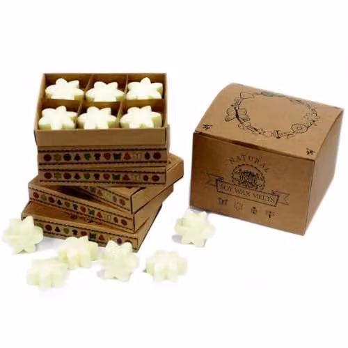 KDMD Lemon Harvest Wax Melts, Box of 6, Green