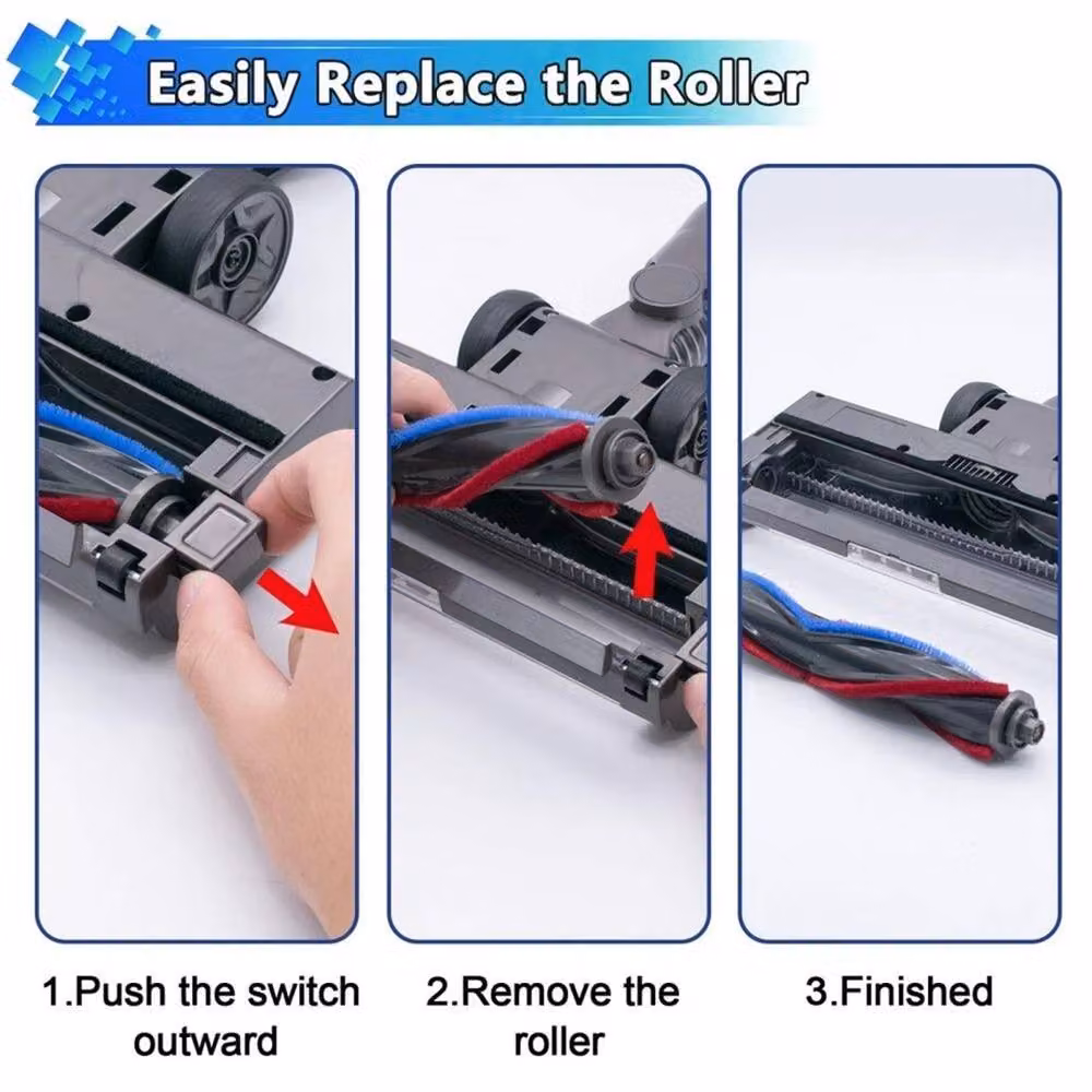 Kelvenix Vacuum Cleaner Brush Head Replacement Tool in Grey – 6