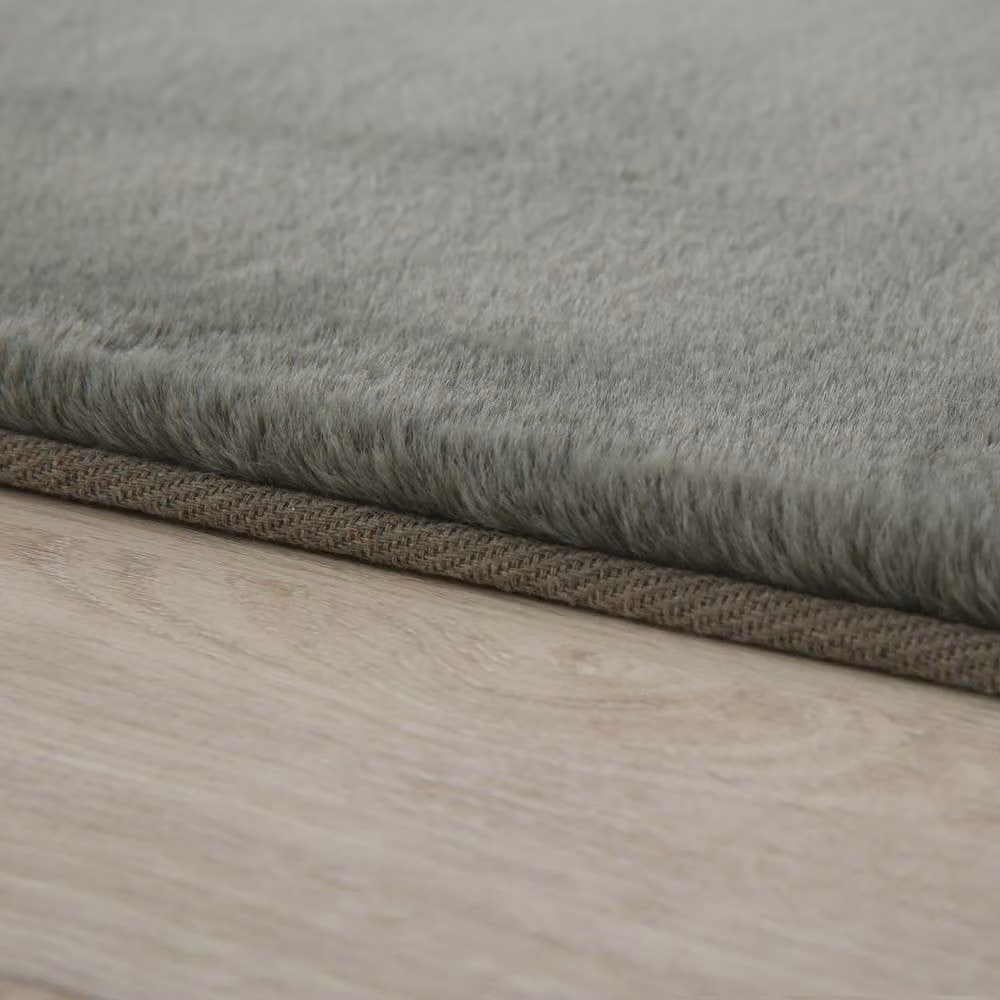 Desire Rugs Plushtale Washable Plain Green Poly Cotton Area Rug, W/D: 60 x 200 cm – 3
